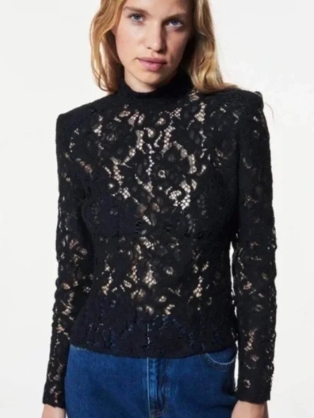 Zara lace top